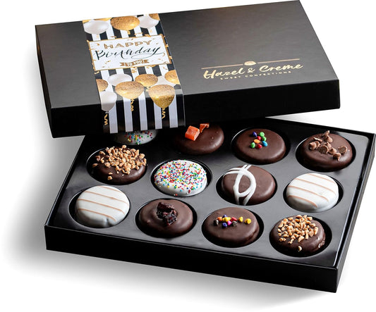 Birthday Cookies - Happy Cookie Gift Basket Gourmet Boxes For Women/Men Treats For Him/Her