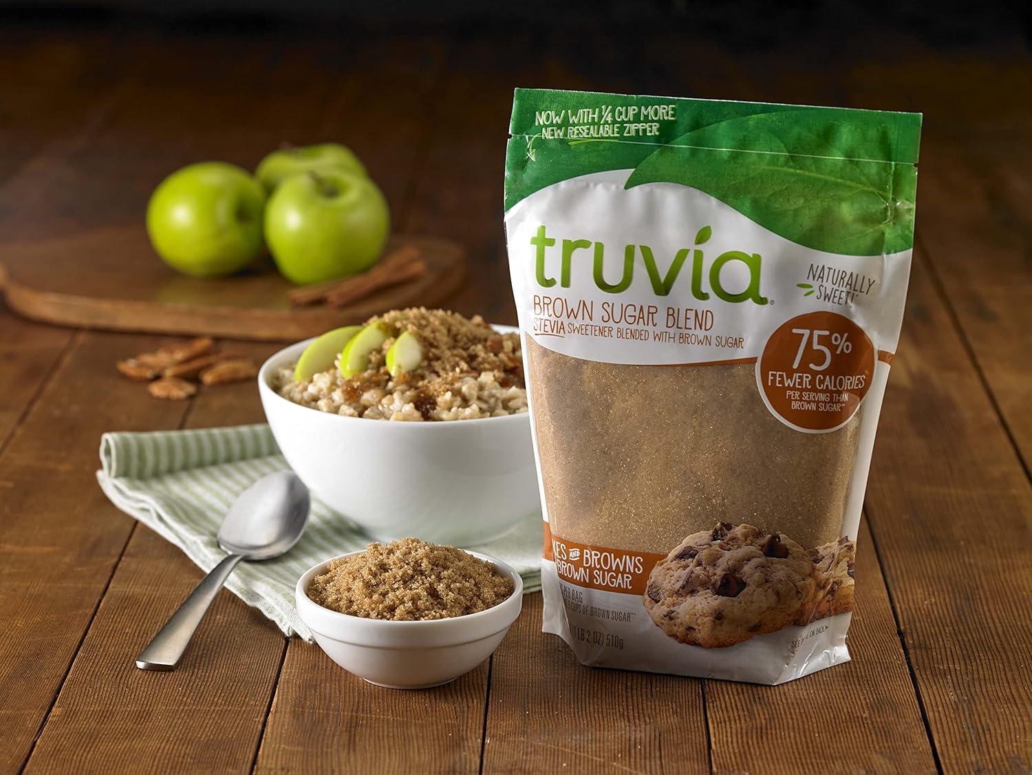 Truvia Sugar Blend Sweeteners Bundle (Pack of 2), Includes one 24 oz bag of Cane Sugar Blend and one 18 oz bag of Brown Sugar Blend, Stevia Sweetener and Sugar Blend : Grocery & Gourmet Food