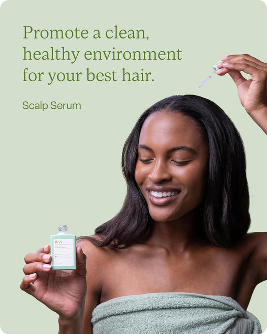 Divi Scalp Serum For Thinning Hair, 30Ml – Clinically Tested, Nourishing Formula With Amino Acids, Caffeine & Rosemary Oil – Promotes Healthy Scalp & Fuller-Looking Hair, Reduces Oil & Product Buildup