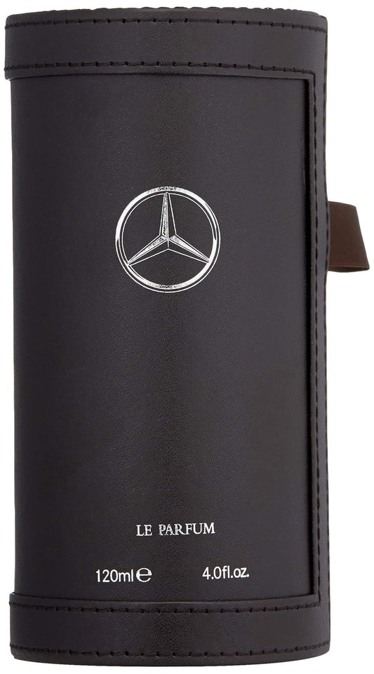 Mercedes-Benz - Le Parfum - Irresistible Fragrance For Men - Wood And Leather Scent - For Dynamic, Leading Personalities - Pink Pepper, Bergamot, Violet Leaves, Amber Notes - Eau De Parfum - 4 Fl Oz