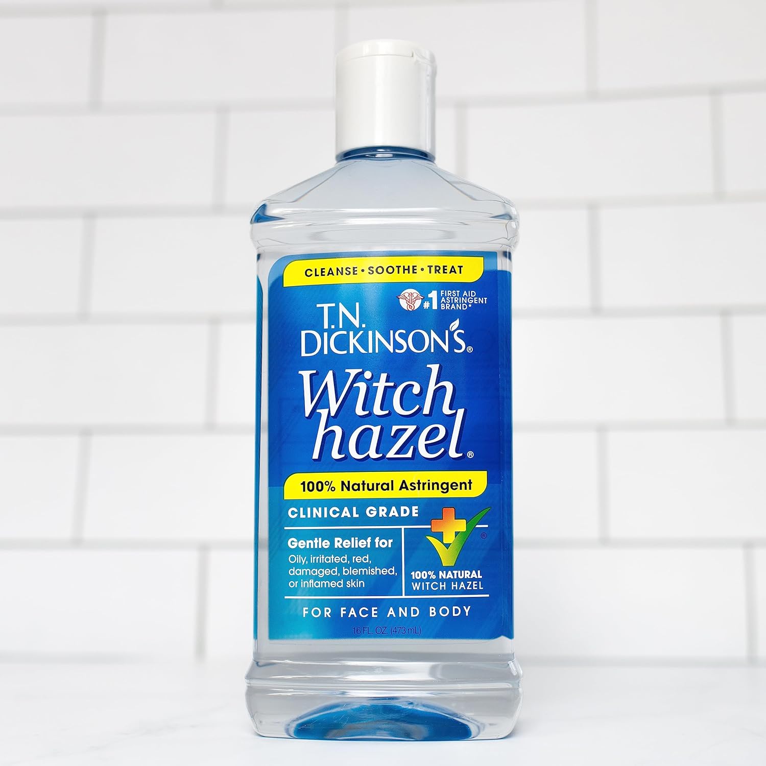 T.N. Dickinson's Witch Hazel Astringent for Face and Body, 100% Natural, 6 Count : Beauty & Personal Care