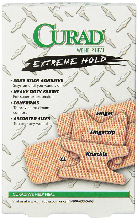 Curad Extreme Hold, Assorted Sizes, 30 Count