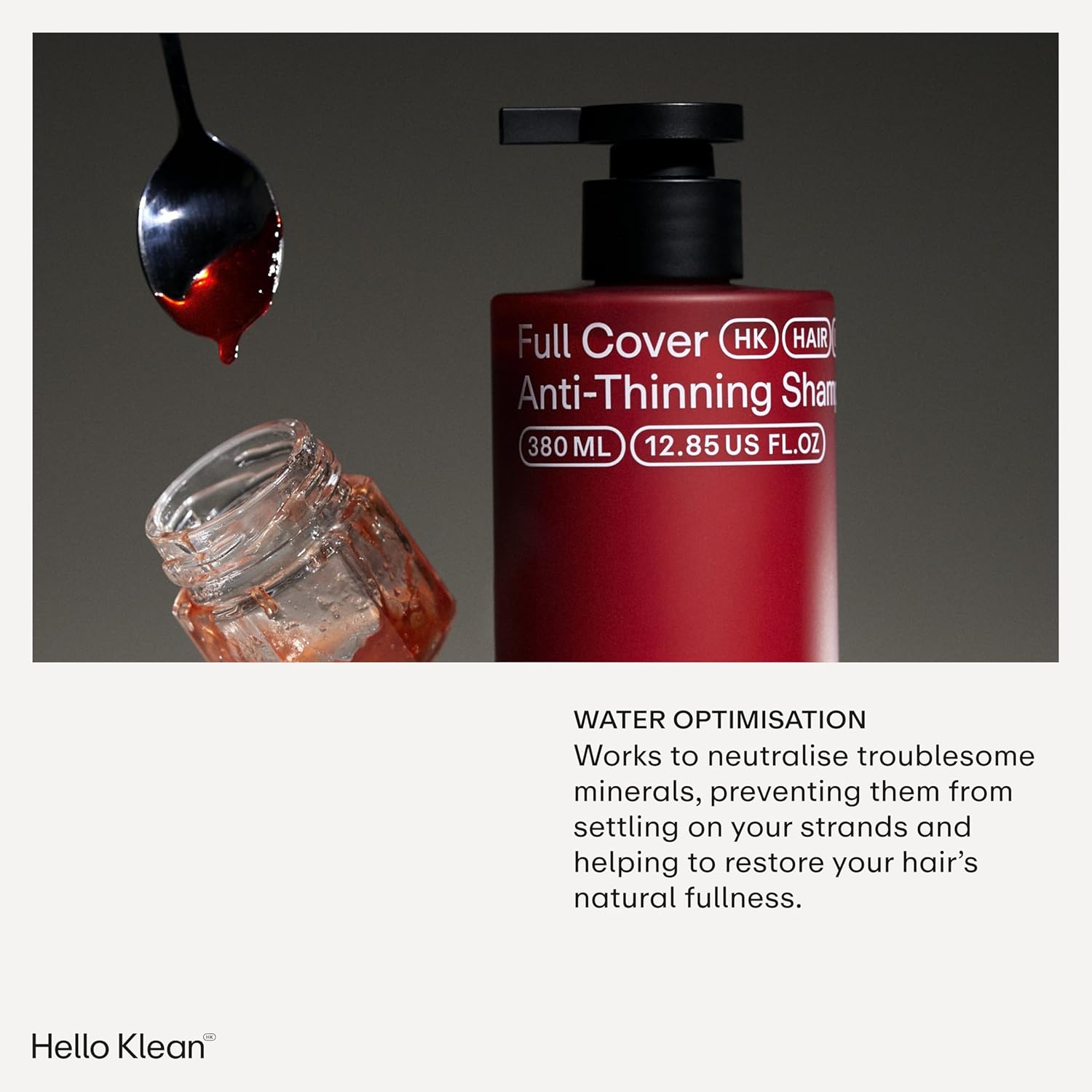 Hello Klean Full Cover Anti-Thinning Shampoo - Repair Damage Caused by Hard Water for Soft & Voluminous Hair - Cleanses Dirt, Oil, Mineral & Chlorine Residue - With Biotin for Stronger & Thicker Hair : Amazon.co.uk: Beauty