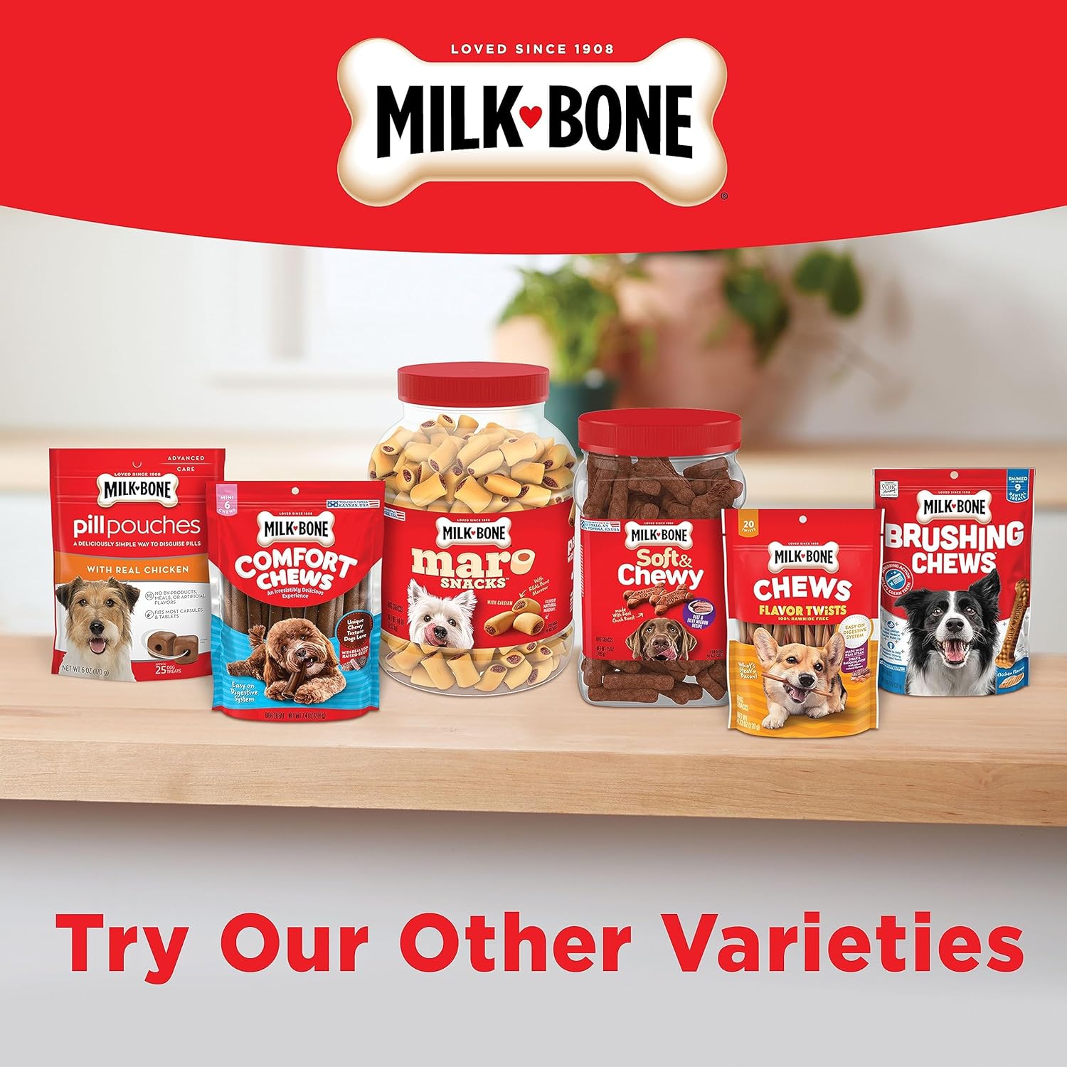 Milk-Bone Limited Edition Valentine's Tender Hearts Soft & Chewy Dog Treats, 4.5 Ounce (Pack of 10)