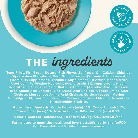 Applaws Vitality Wet Cat Food In Broth, Natural Canned Cat Food, Wet Food For Cats With Added Vitamins And Minerals, Grain Free, Carrageenan Free, Variety Selection In Broth (24 Count, 2.47 Oz Cans)