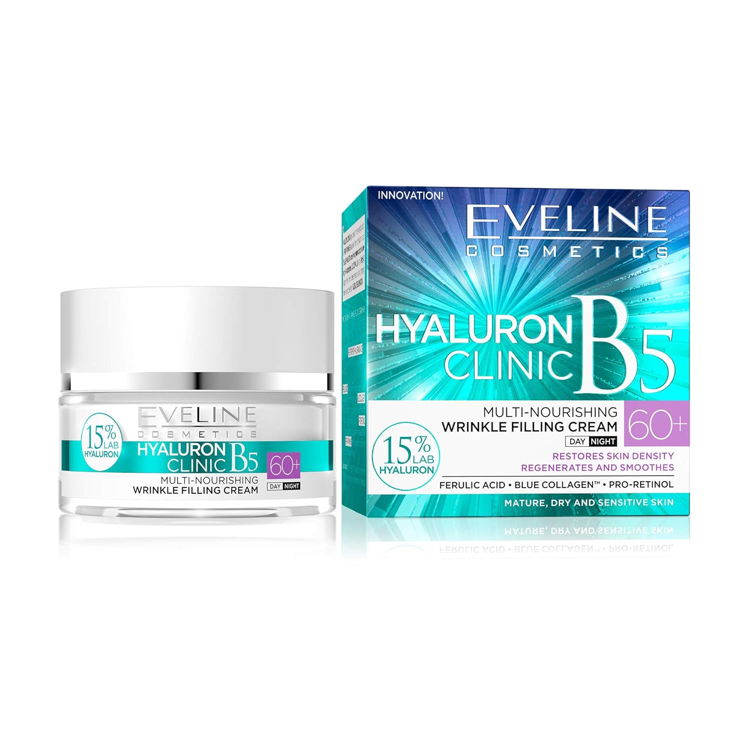 Eveline Cosmetics Concentrate 60+ Biohyaluron 4D Intensely Lifting Day And Night Cream