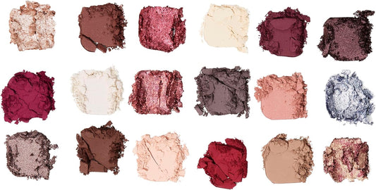 Revolution Beauty, Forever Flawless Eyeshadow Palette, 18 Pigmented Makeup Shades Of Mattes & Shimmers, Vegan & Cruelty-Free, Cherry Rebel Red