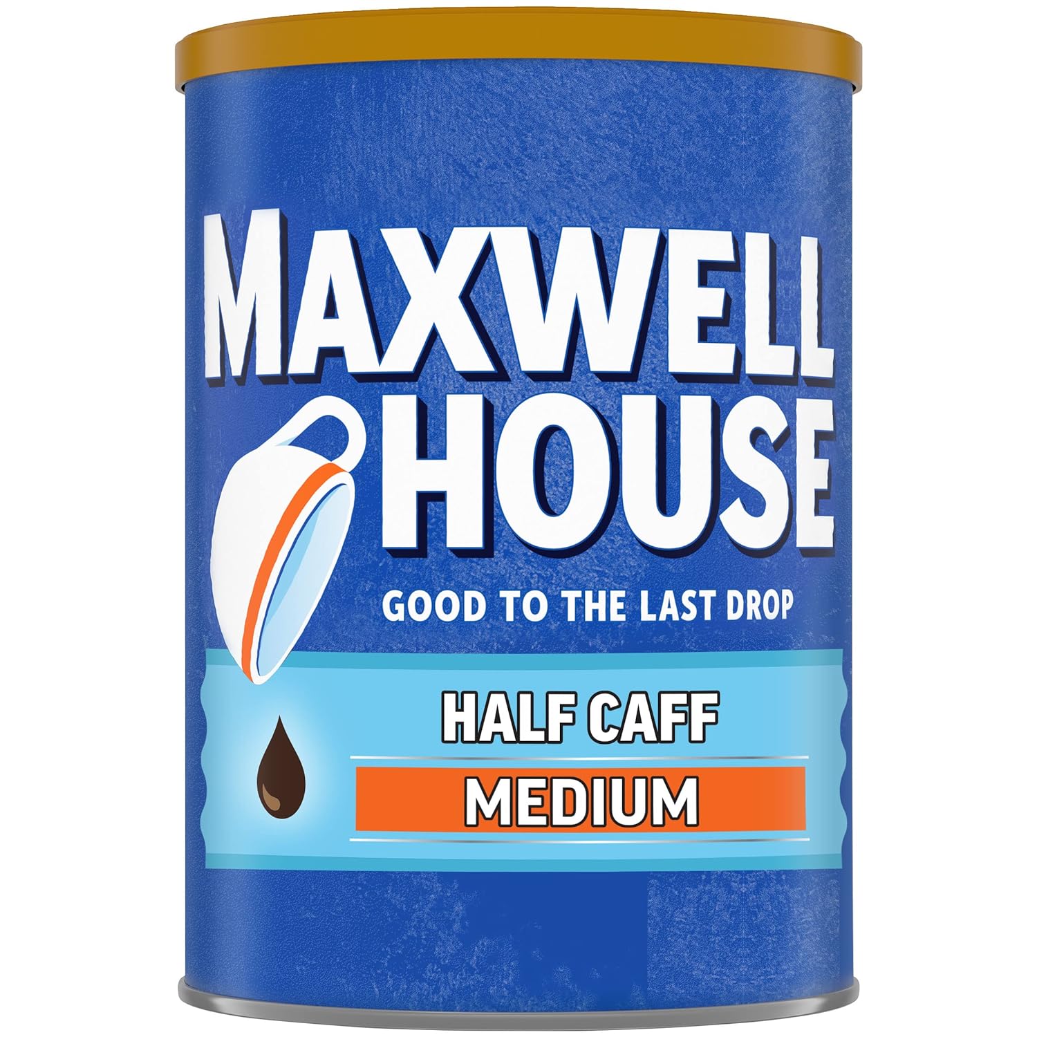 Maxwell House Half Caff Ground Coffee (11 Oz Canister)
