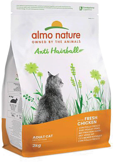 almo nature Functional Anti Hairball Dry Cat Food with Chicken, 2kg?673