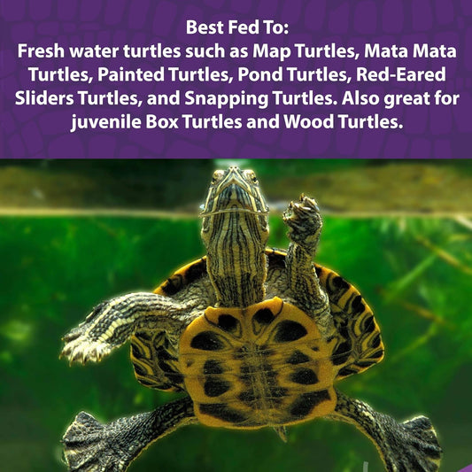 Mazuri | Nutritionally Complete Aquatic Turtle Food | Freshwater Formula - 25 Pound (25 Lb.) Bag