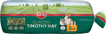 Kaytee All Natural Timothy Hay For Guinea Pigs, Rabbits & Other Small Animals, 2 Pound