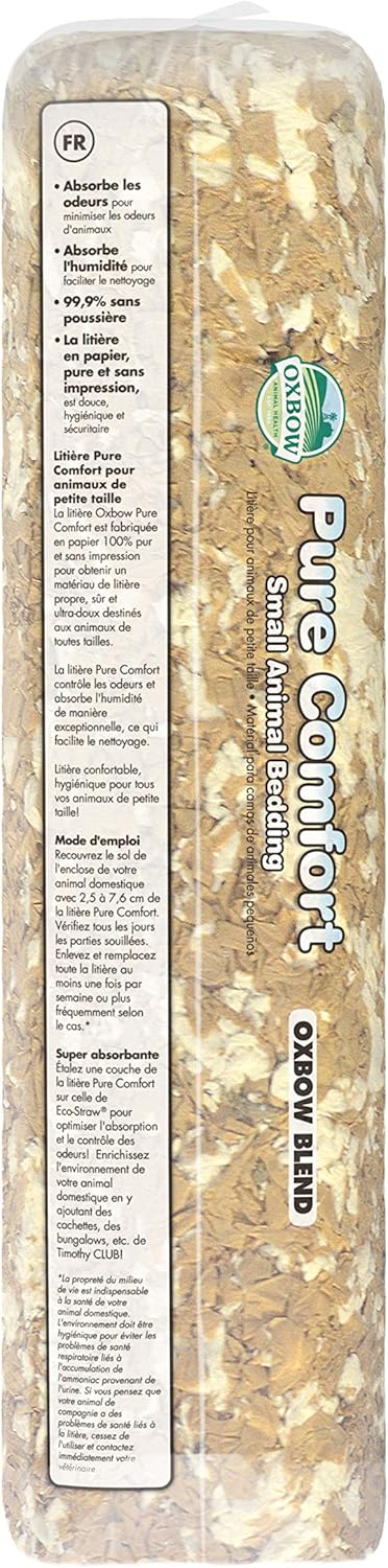 Oxbow Pure Comfort Small Animal Bedding - Odor & Moisture Absorbent, Dust-Free Bedding for Small Animals, Blend, 36 Liter Bag : Everything Else