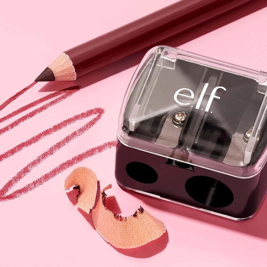 E.L.F, Dual-Pencil Sharpener, Convenient, Essential Tool, Sharpens, Easy To Clean, Travel-Friendly, Compact