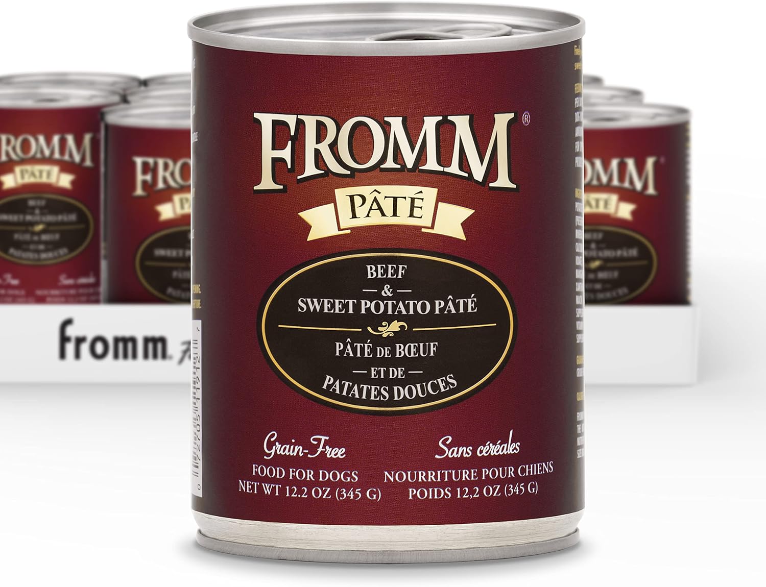 Fromm Beef & Sweet Potato Pate Dog Food - Premium Wet Dog Food - Beef Recipe - Case Of 12 Cans