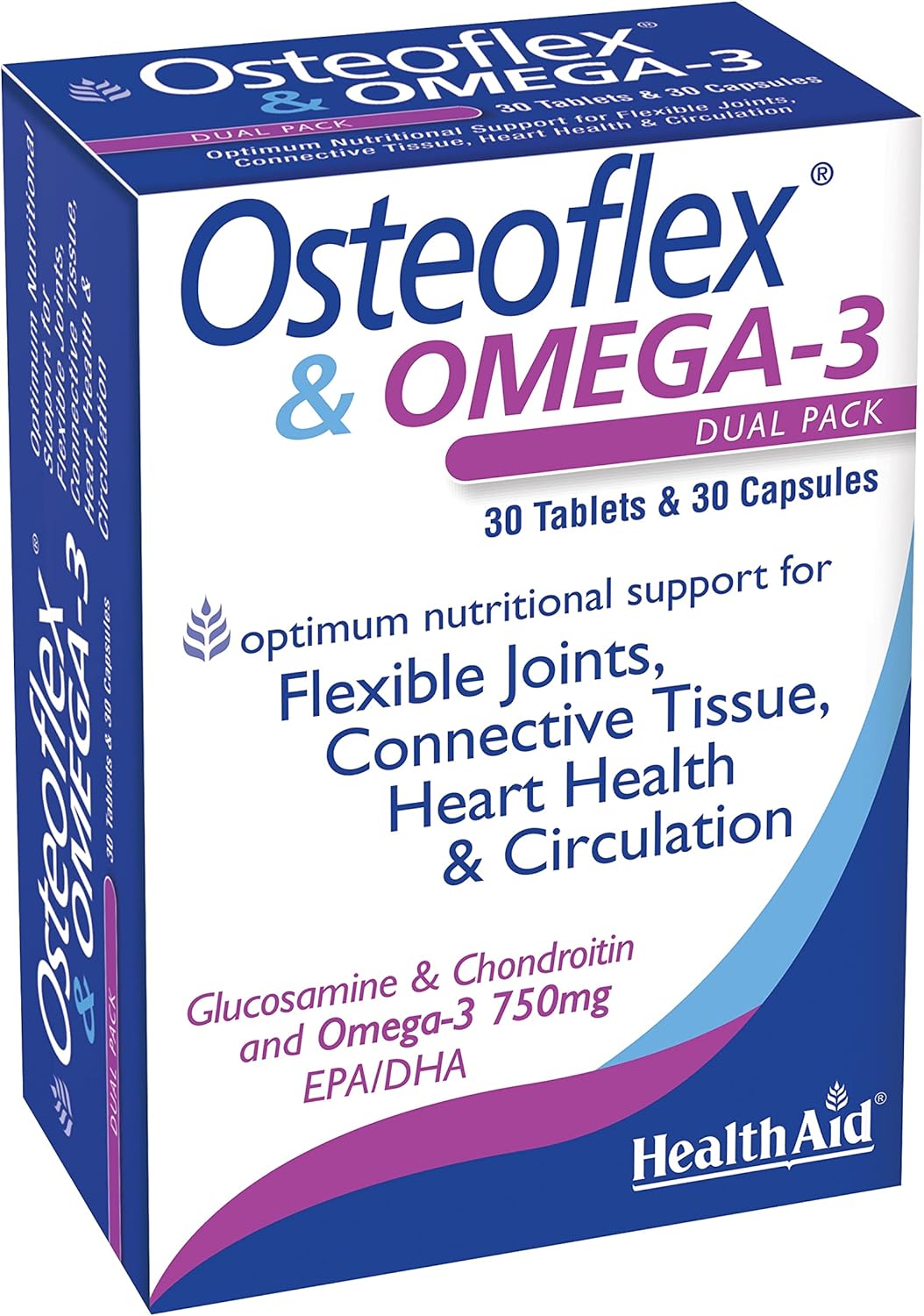 Health Aid Osteoflex and Omega-3 Capsules - Pack of 60 Capsules : Amazon.co.uk: Health & Personal Care