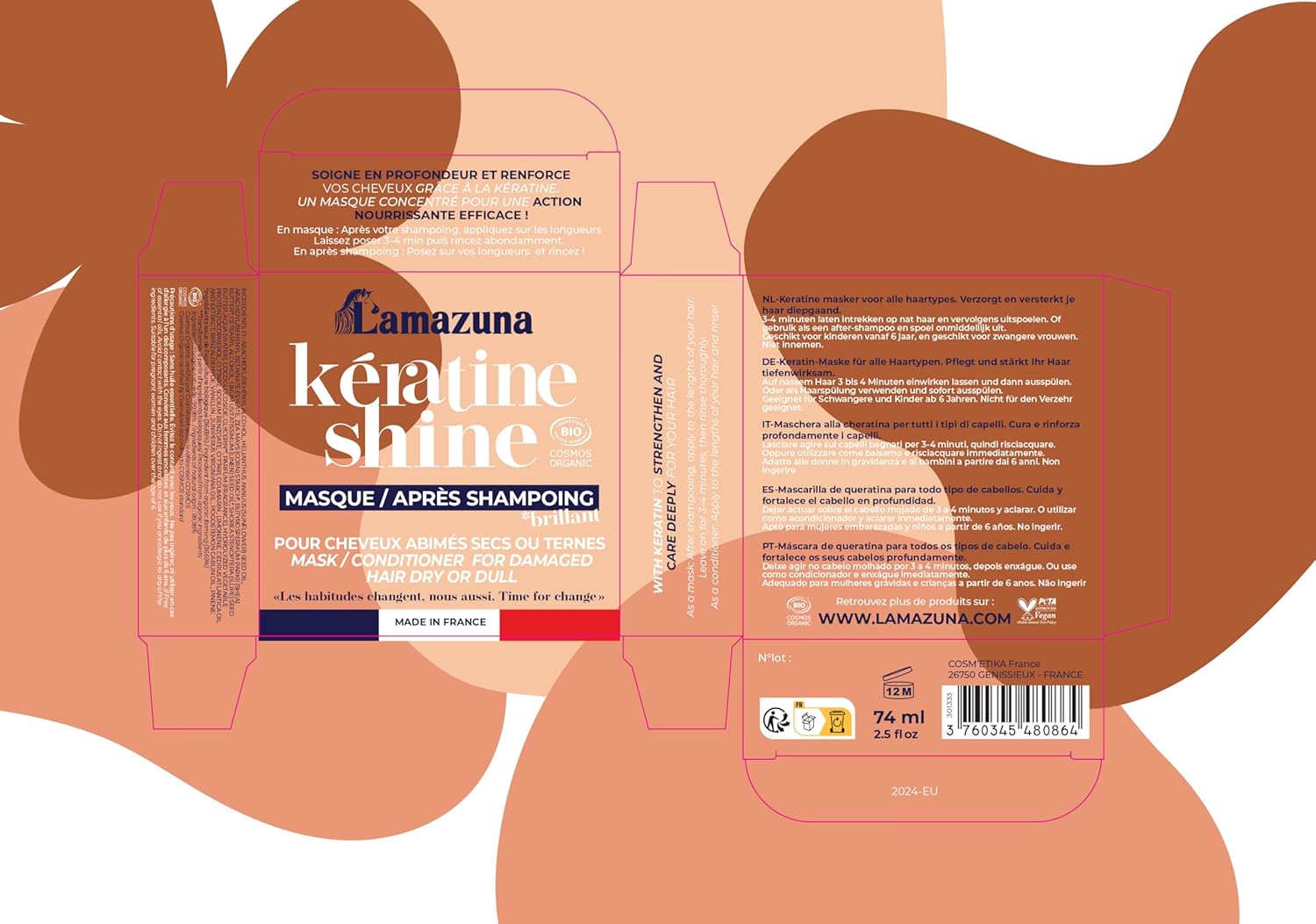 Lamazuna Solid Keratin Shine Mask & Conditioner