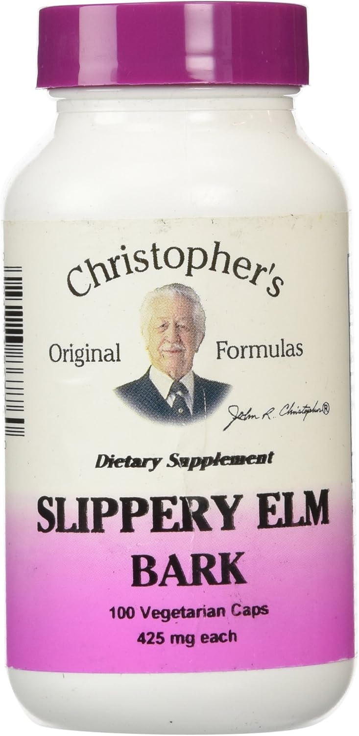 Dr Christopher'S Formula Slippery Elm Bark, 100 Count