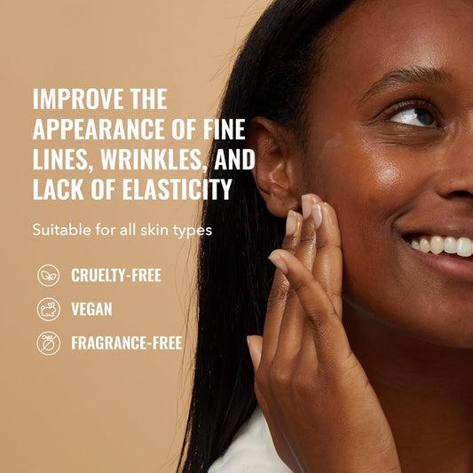 Good Molecules Gentle Retinol Cream - Retinol Night Cream For Collagen Production, Skin Tightening Recipe With Bakuchiol, Anti-Aging Skin Care For Face