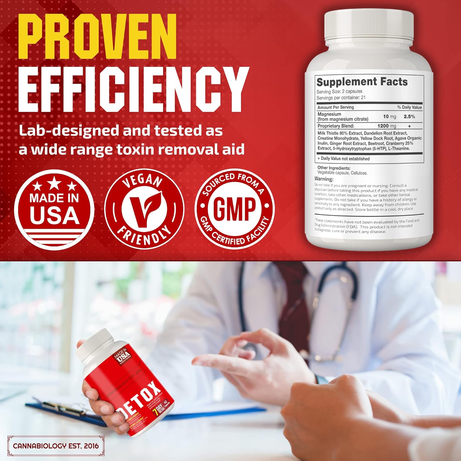 Complete Body Cleanse - Natural, Healthy Cleansing Support for Liver, Urinary Tract, Kidney, Digestive System - Made in United States - 42 Vegan Caps : Health & Household