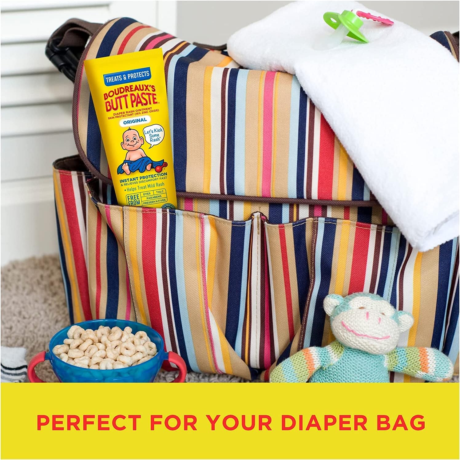 Boudreaux'S Butt Paste Original Diaper Rash Ointment Tube, 4 Oz : Baby