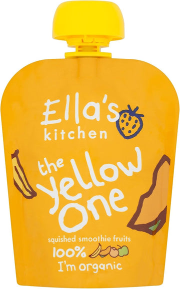 Ella'S Kitchen Organic Yellow Smoothie Fruit Pouch, 90G