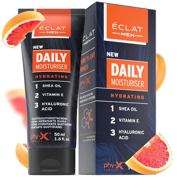 Men's Face Moisturizer - Men’s Anti-Ageing Facial Moisturiser - HA Cream - Boosts Elasticity, Collagen, Moisture - Men Skin Care, Mens Face Moisturizer, Mens Face Cream, Mens Anti Aging Face Cream