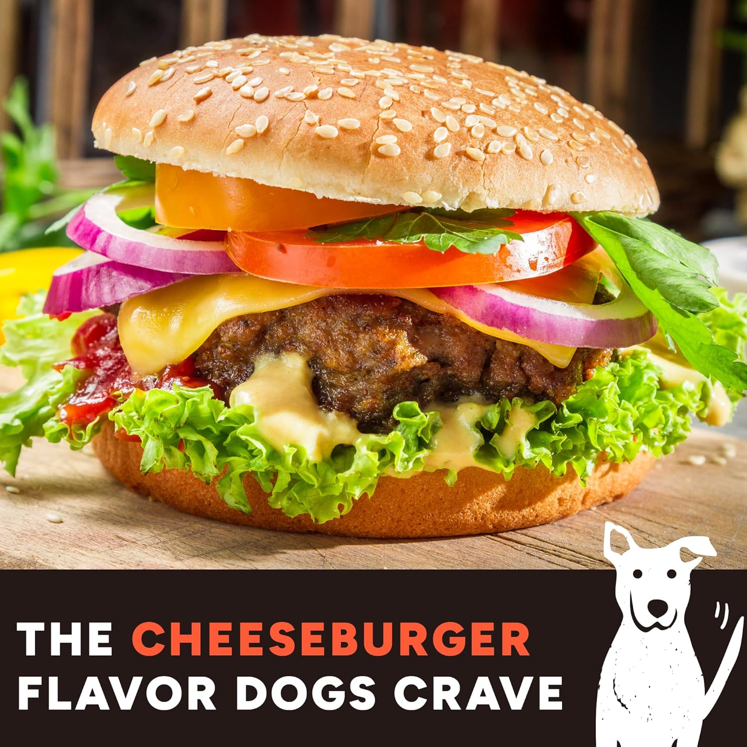 Cloud Star Wag More Bark Less Sliders Dog Treats, Beef Cheeseburger 8 oz. Bag : Pet Supplies