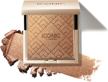 Iconic London Kissed By The Sun Multi-Use Cheek Glow Illuminator | Highlighter Makeup, Bronzer, Oh Honey, 5 G