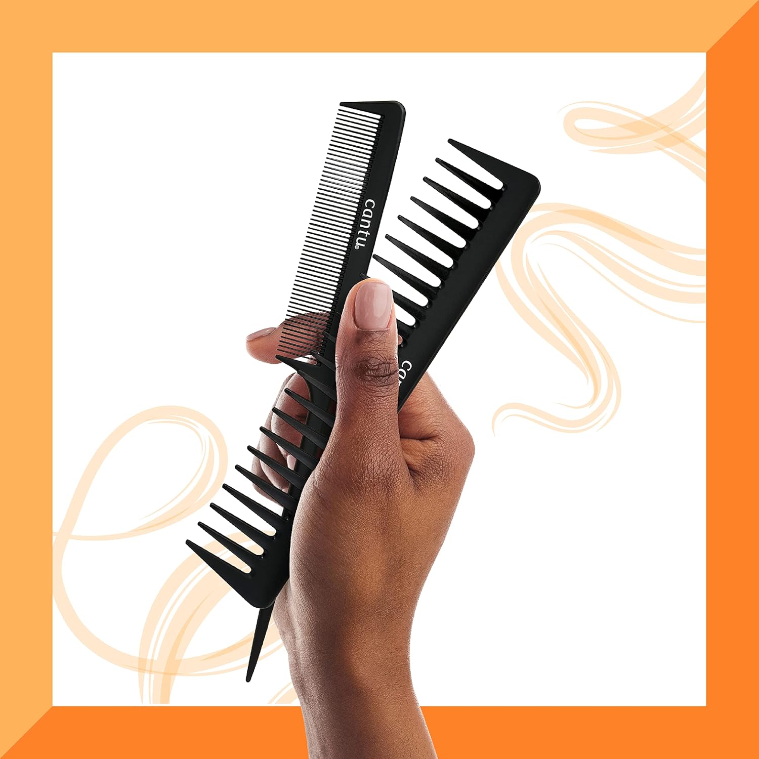 Cantu Hair Accessories Style Carbon Fibre Combs : Amazon.co.uk: Beauty