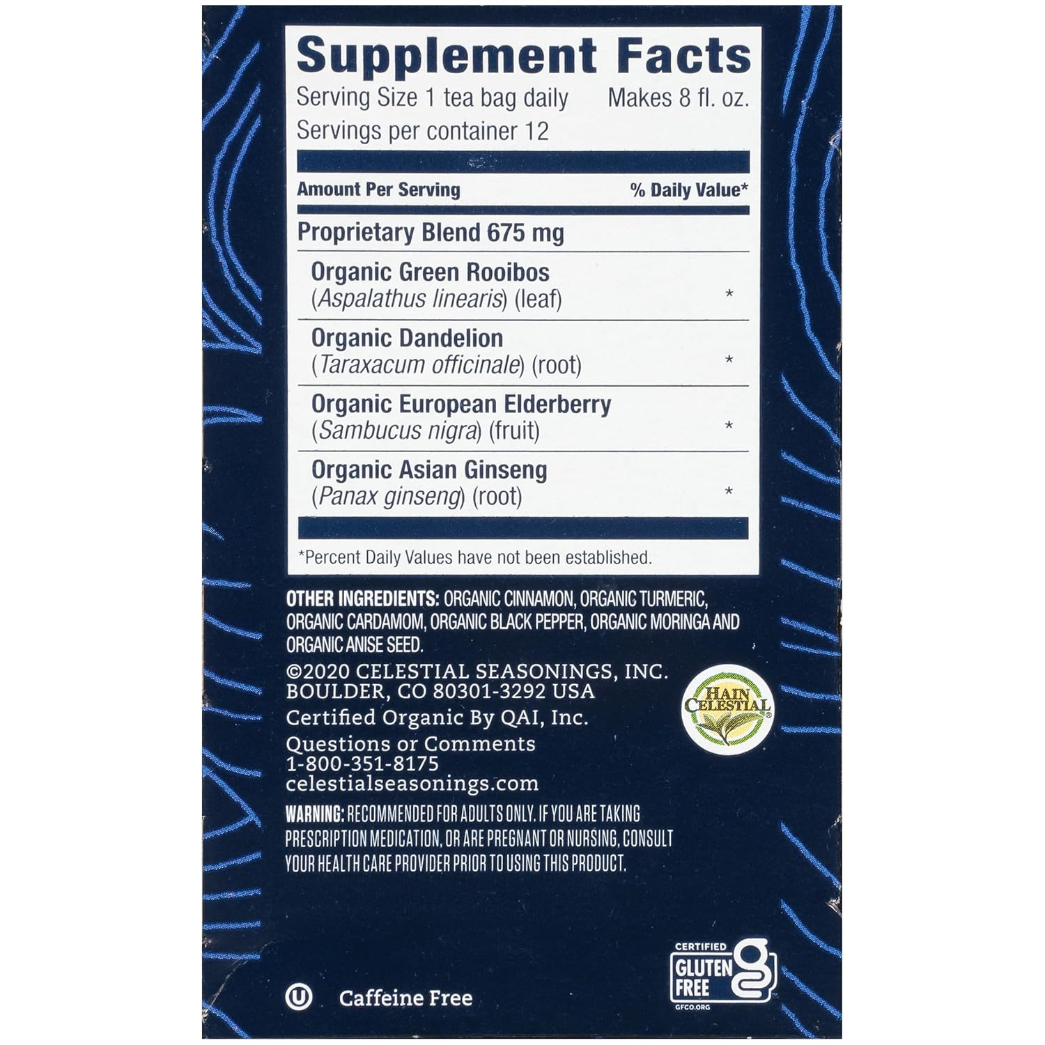 Celestial Seasonings Teawell Herbal Tea, Daily Wellness, Organic Turmeric Spice, 12 Count (Packaging May Vary)