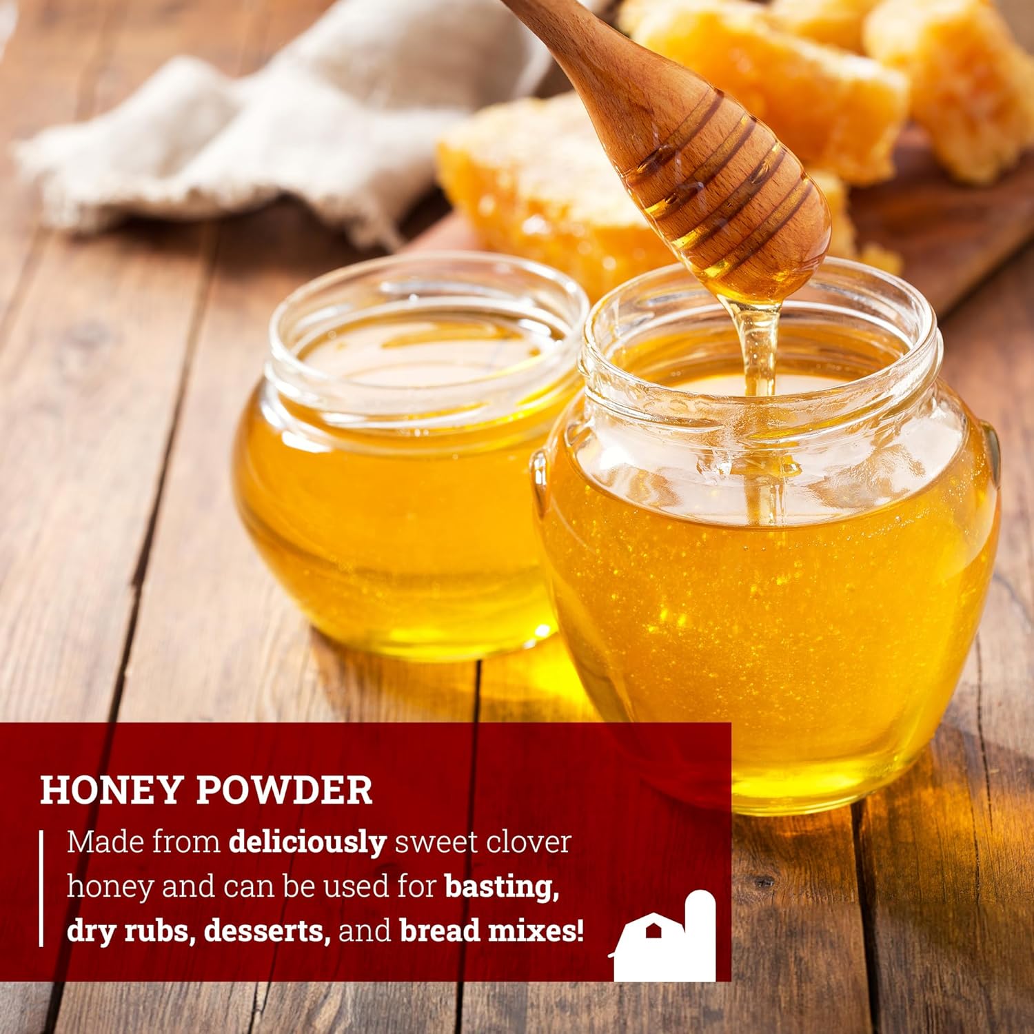 Hoosier Hill Farm Premium Honey Powder, 1.5 Lb. : Grocery & Gourmet Food