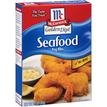 McCormick Golden Dipt Seafood Fry Mix, 10 oz (Pack of 8)