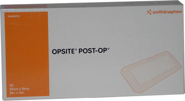 Smith & Nephew Sj66000713 Opsite Post-Op Dressing With Pad, 20Cm X 10Cm, Pack Of 20