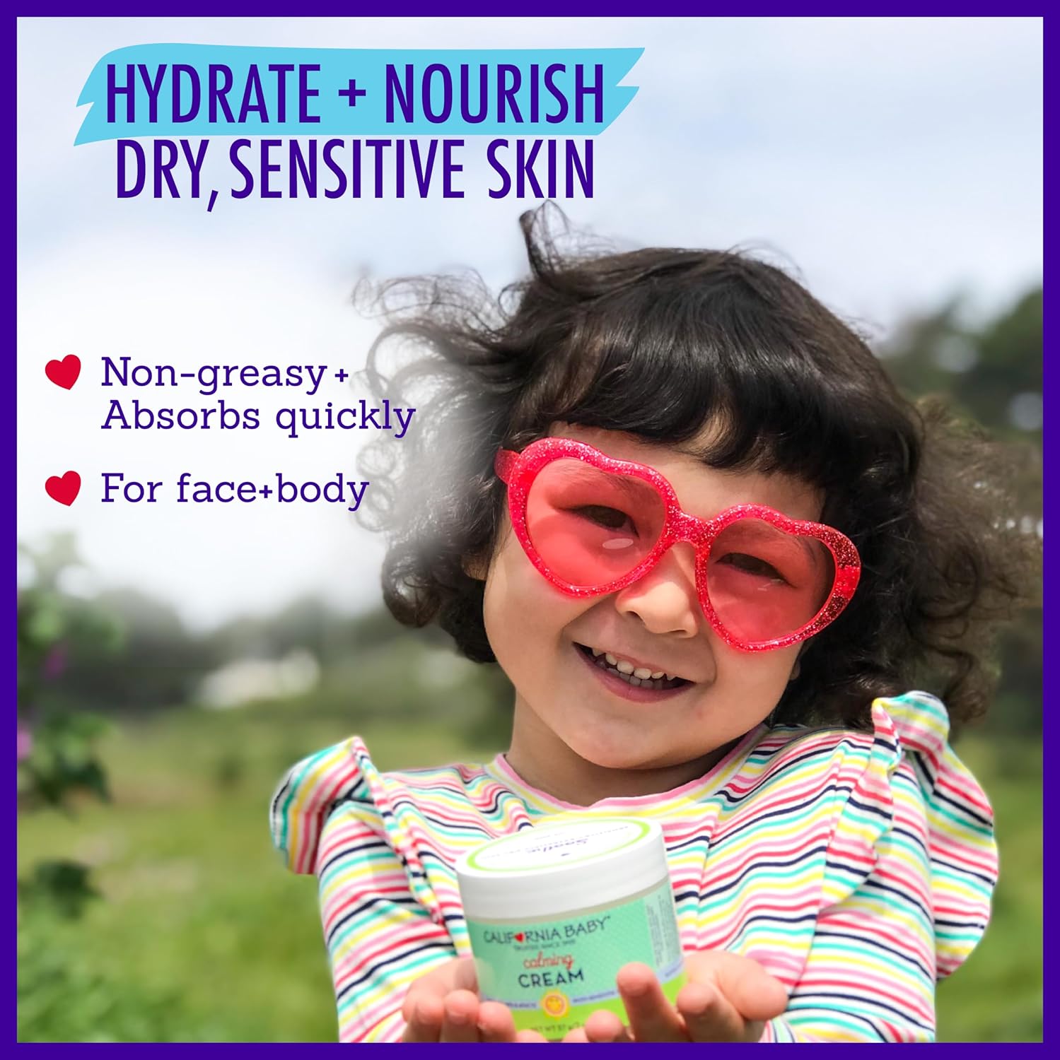 California Baby Calming Cream | Lavender Hypoallergenic Baby Lotion | 100% Plant-Based | Soothing Baby Cream For Dry, Sensitive Skin | 113 G / 4 Oz : Beauty & Personal Care