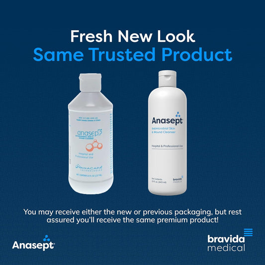 Anasept-Antimicrobial Skin And Wound Cleanser, 4 Oz Bottle With Dispensing Cap