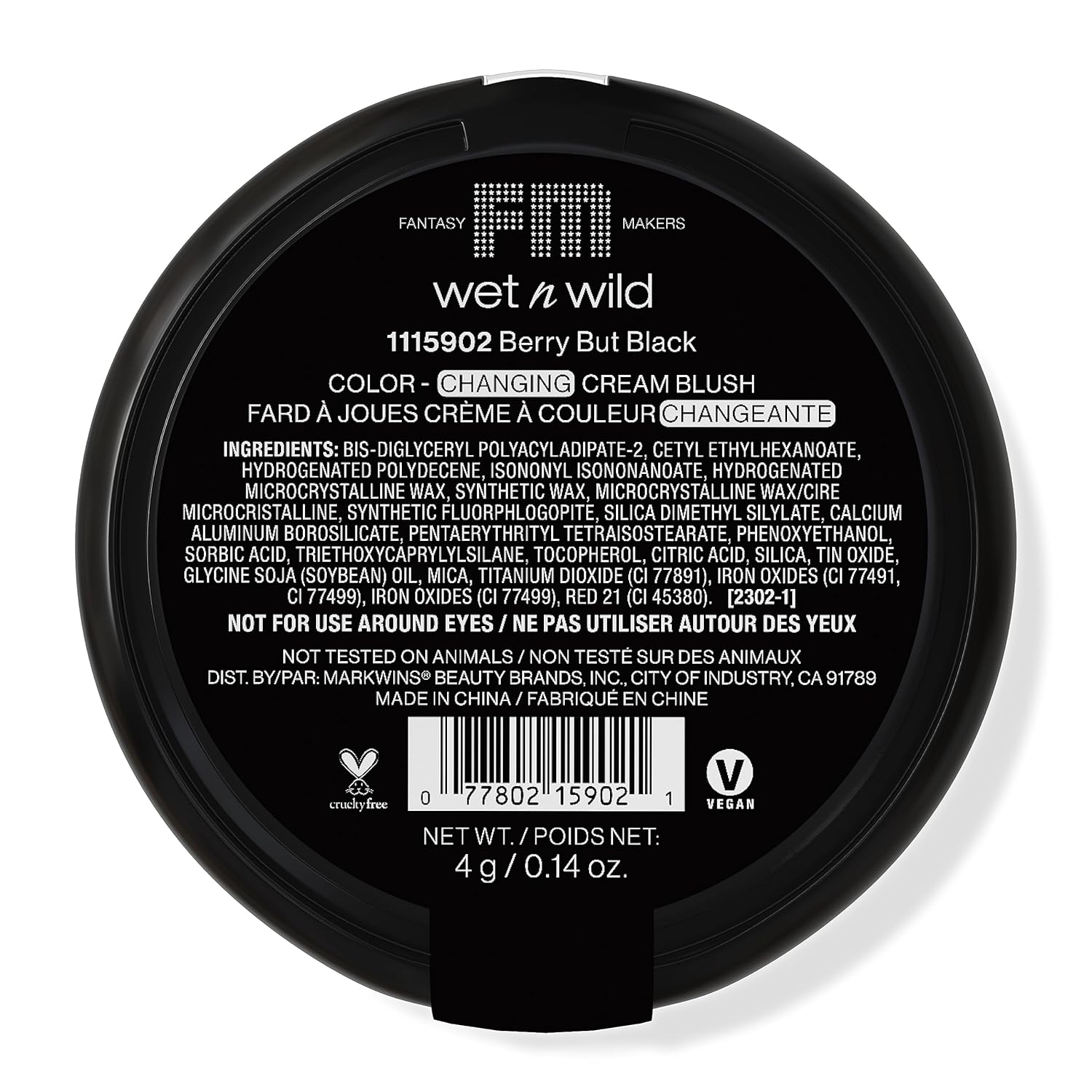 wet n wild Halloween Fantasy Makers Color Changing Blush - Berry But Black : Beauty & Personal Care