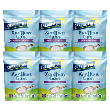 Carrington Farms - Xanthan Gum - Non-Gmo - Zero Calories - Vegan - Gluten Free - 6 Pack 5Oz (30 Oz Total)