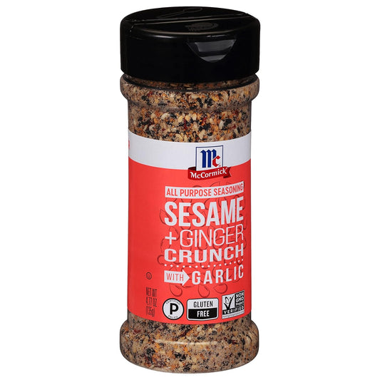 McCormick Sesame and Ginger Crunch with Garlic All Purpose Seasoning, 4.77 oz (Pack of 6)