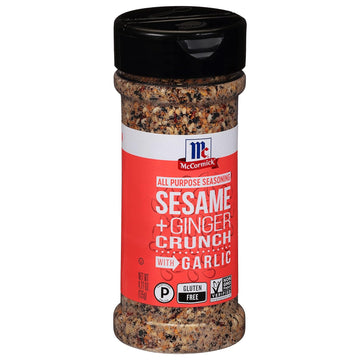 McCormick Sesame and Ginger Crunch with Garlic All Purpose Seasoning, 4.77 oz