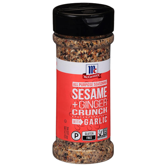 Mccormick Sesame And Ginger Crunch With Garlic All Purpose Seasoning, 4.77 Oz (Pack Of 6)