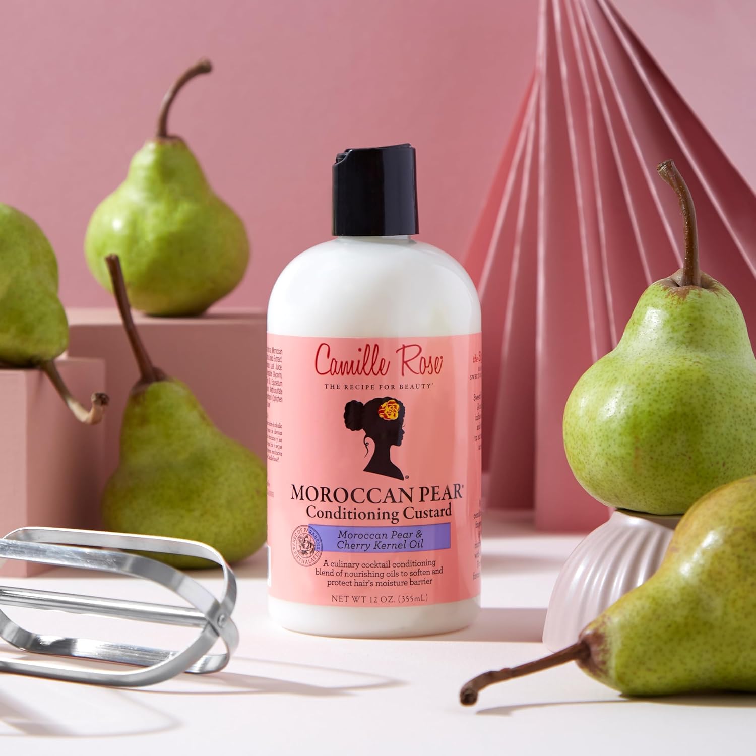 Camille Rose Naturals MOROCCAN PEAR CONDITIONING CUSTARD 12 oz./ 355ml : Amazon.co.uk: Beauty