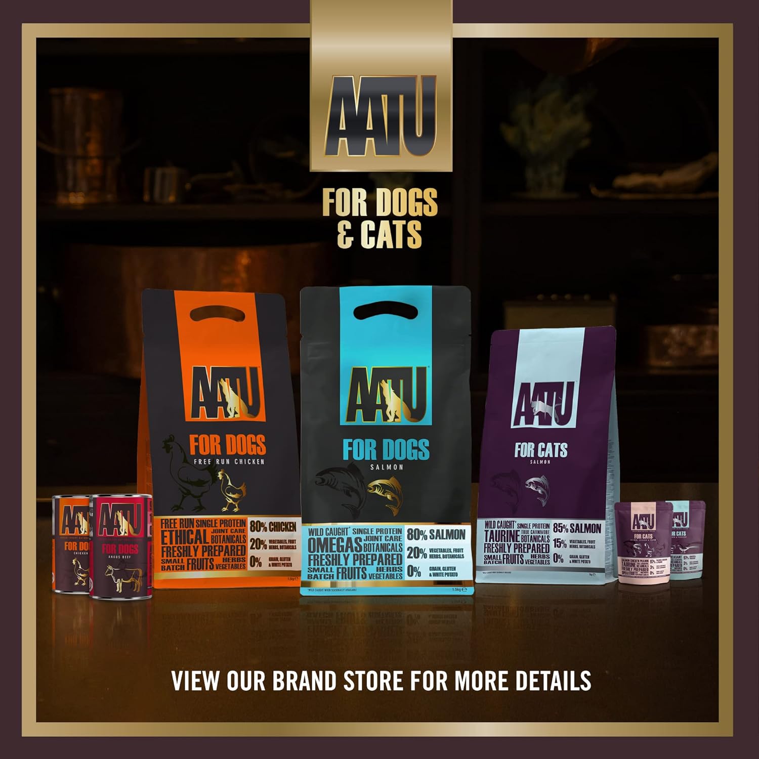 AATU Cat Wet Multipack 10 x 85g :Pet Supplies