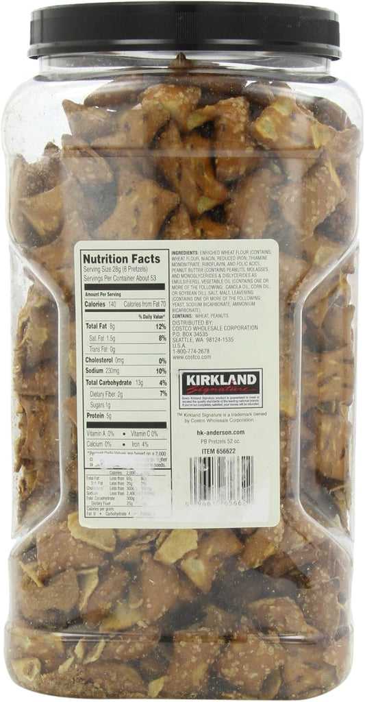 Kirkland Hk Anderson Peanut Butter Filled Pretzels 3.25 Lbs