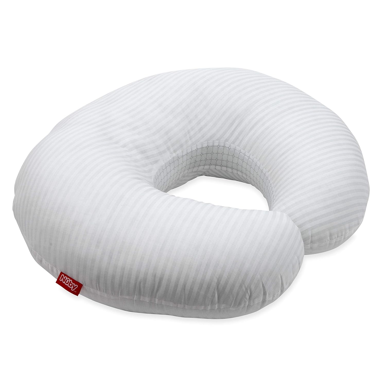 Nuby Support Pod Infant Breastfeeding Pillow - Baby Support Pillow For Newborns - White