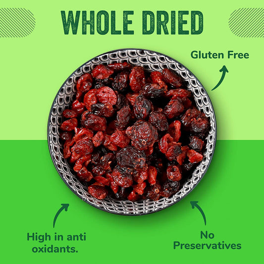 Dried Cranberries Original 2 Pound (32 Oz) Batch Tested Gluten & Peanut Free | Resealable Bag | High In Antioxidant | Great For Salads, Cooking And Mixes | Sweetened