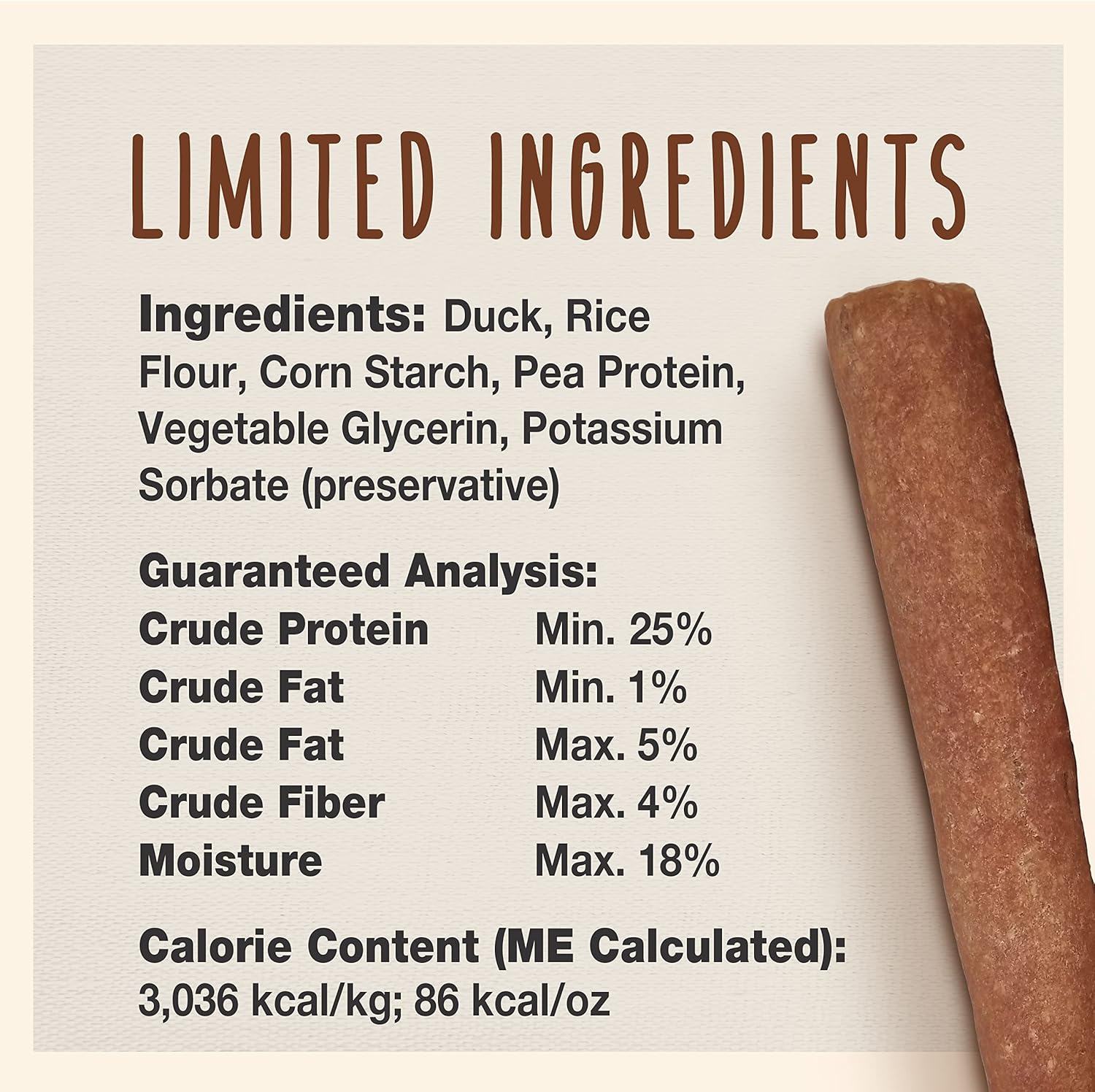 Cadet Gourmet Savory Duck Rolls Dog Treats - Healthy & Natural Duck Dog Treats for Small & Large Dogs - Rawhide Alternative - Inspected & Tested in USA, 7 In. (2 Count) : Pet Supplies