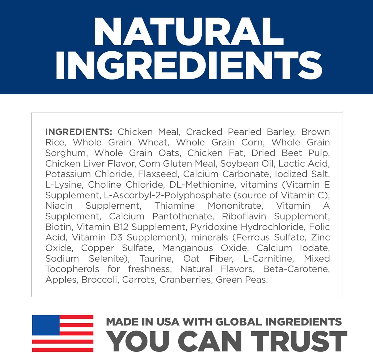 Hill's Science Diet Large Breed, Senior Adult 6+, Large Breed Senior Premium Nutrition, Dry Dog Food, Chicken Recipe, 15 lb Bag : Pet Supplies