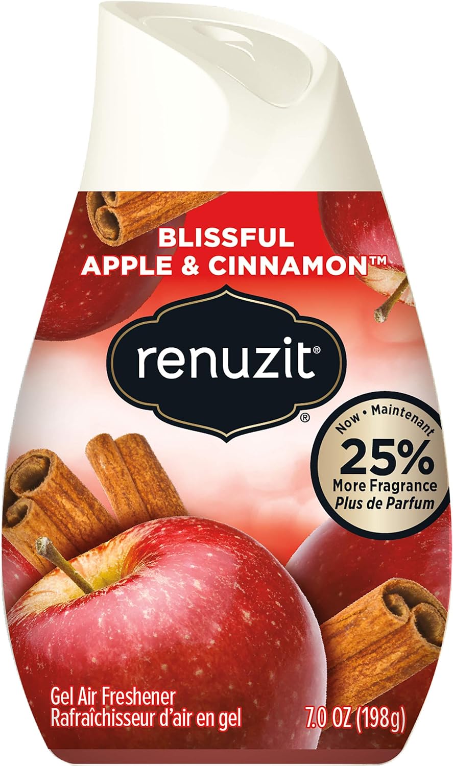 Renuzit Air Freshener, Apple and Cinnamon, 7 Ounce