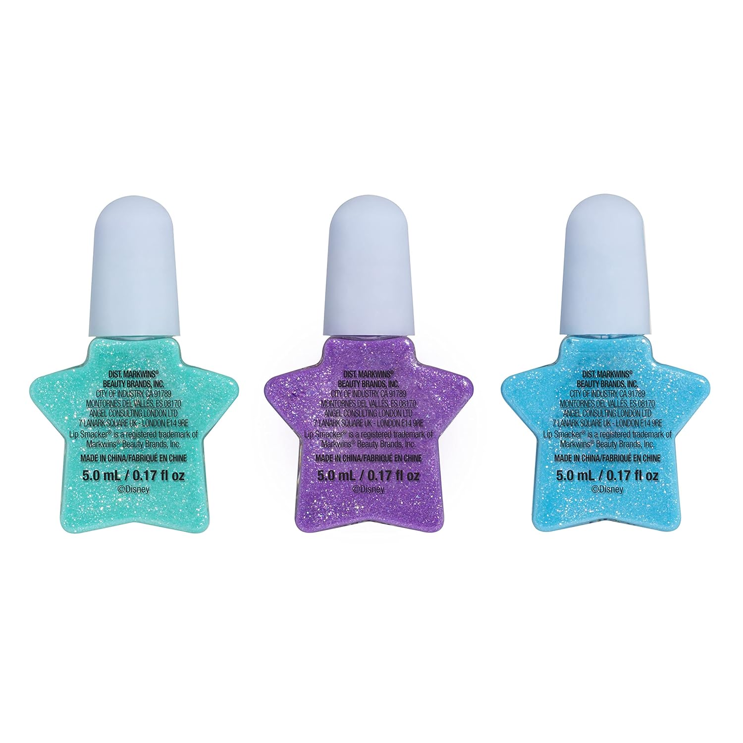 Lip Smacker Holiday Disney Frozen Nail Polish Trio Gift For Girls : Beauty & Personal Care