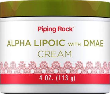 Piping Rock Alpha Lipoic Acid | 4 oz | with DMAE Cream | Non GMO, Gluten Free